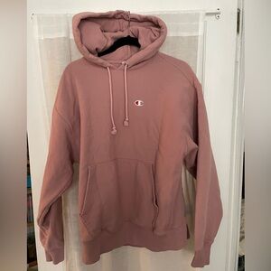 Champion Men's Dusty Rose Reverse Weave Hoodie